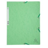 thumbnail of Exacompta 55513E 25x Sammelmappen mit Gummizug und 3 Klappen, Colorspan-Karton 400g/m2, für DIN A4 - grün