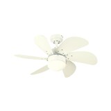 thumbnail of Deckenventilator Turbo Swirl Weiß 76 cm mit Licht 76