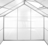 thumbnail of tectake Serre en aluminium, résistant aux UV, 185x190x195cm  blanc transparent - 402473