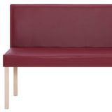 thumbnail of Helloshop26 - Bank/Sitzbank 139,5 cm Kunststoff bordeauxrot 02_0010807