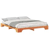 thumbnail of vidaXL Bedframe Bruin 180 x 210 cm Massief grenenhout