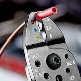thumbnail of KNIPEX Kabeltang, mechanisch, 0,5-2,5mm², AWG10-20, inkerving