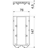 thumbnail of OBO Bettermann Abdeckplatte UT4 P3 7408761