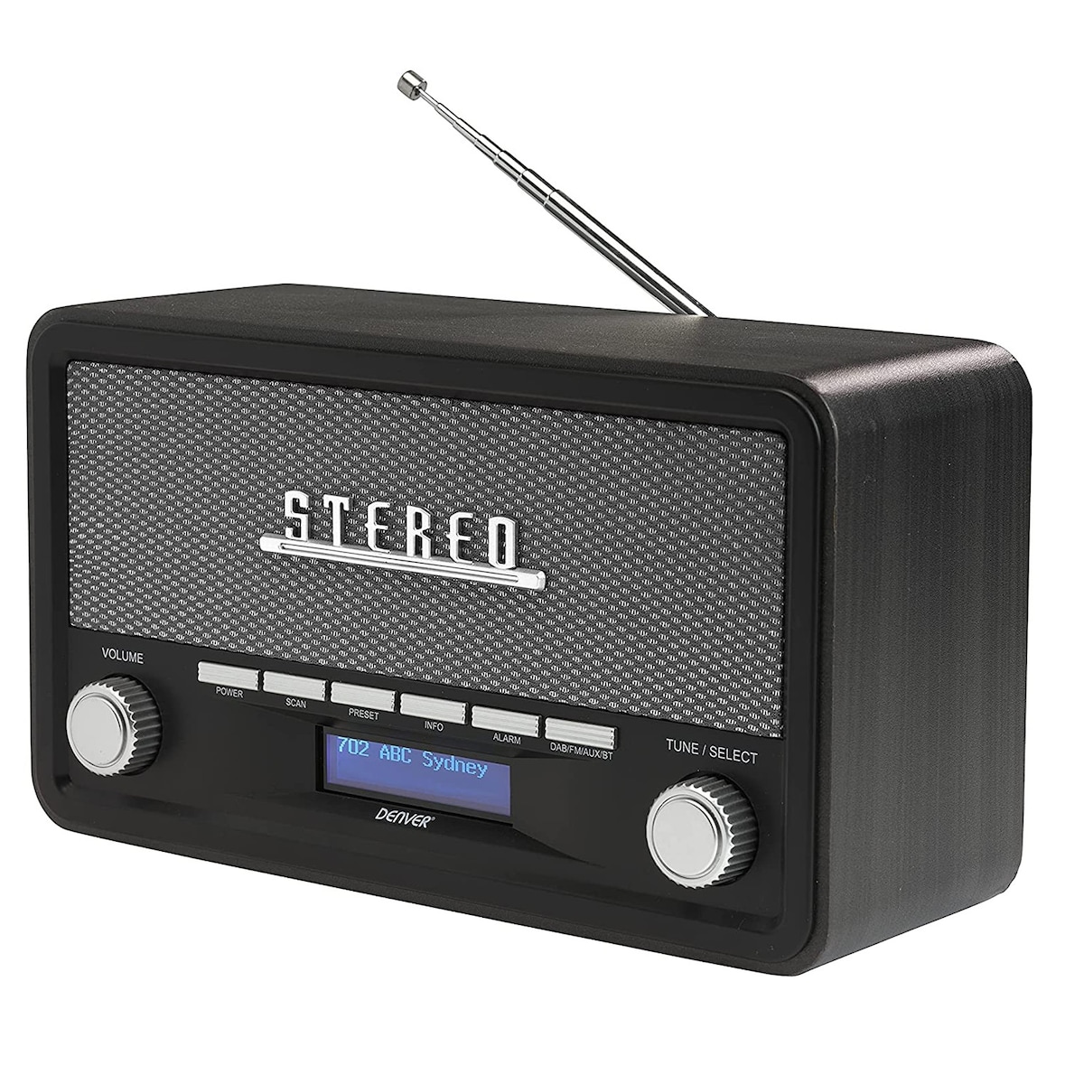 Radio portable Denver Electronics DAB-18 DARK-GREY  2x2W - Personnel Analogique et numérique - Radios portables, DAB+,FM