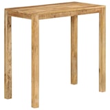 thumbnail of Mesa alta de bar madera maciza de mango 112x55x108 cm