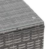 thumbnail of tectake Salottino in rattan Lignano con 2 poltrone - grigio - 404785