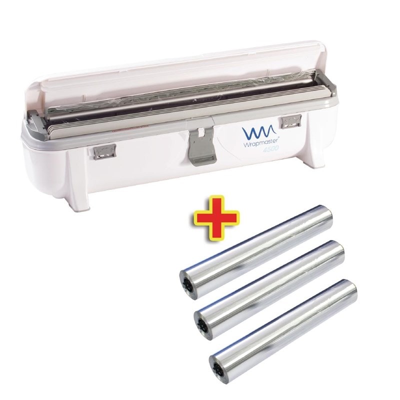 Oferta especial: Dispensador Wrapmaster 4500 y 3 rollos de película de 90 m.