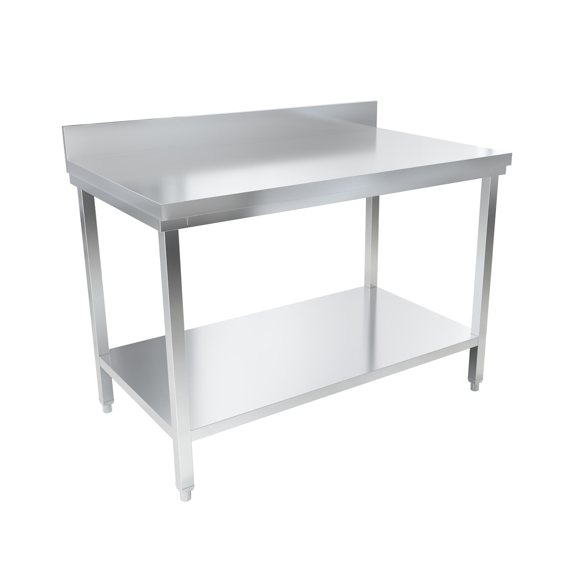 METRO PROFESSIONAL Table de travail GWTS3127B, acier inoxydable, 120 x 70 x 95 cm, argenté