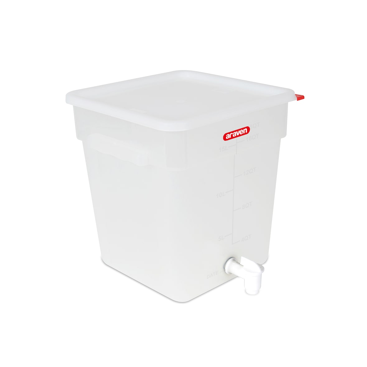 Araven Grifo Liquidos 18L Transparente
