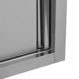 thumbnail of vidaXL Wandhängeschrank mit Schiebetüren 120×40×50 cm Edelstahl