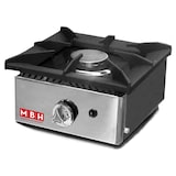 thumbnail of MBH - Fogão industrial a gás com 1 queimador bancada. Cozinha profissional aço inoxidável para bar e restaurante.