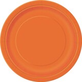thumbnail of 8 kleine runde Teller orange