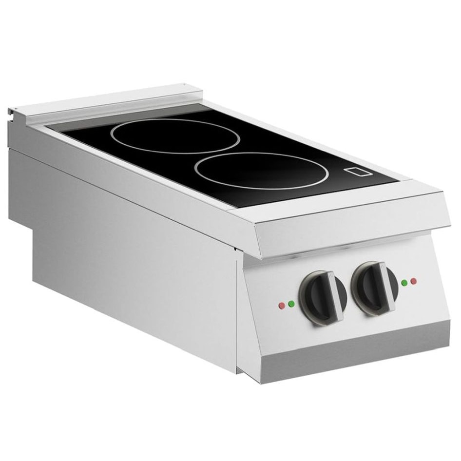 KBS Induktionsherd 2 Kochfelder 400 x730 x320 mm 2x 3,5 kW Tischgerät