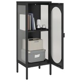 thumbnail of vidaXL Sideboard Schwarz 40x35x105 cm Glas und Stahl