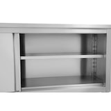 thumbnail of METRO Professional Armadio a parete per gastronomia GWCB1180, acciaio inox, 180 x 40 x 65 cm, con porta scorrevole, argento