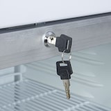 thumbnail of Gastro-Cool - Kühlschrank mit Display - silber - LED - GCDC50