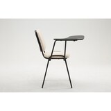 thumbnail of Chaise Ken en similicuir avec tablette rabattable Crème