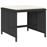 thumbnail of vidaXL 9-tlg. Garten-Essgruppe mit Kissen Schwarz Poly Rattan