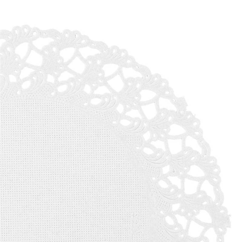 Rodales Calados  53 G/M2 Ø 14 Cm Blanco Papel (250 Unidades)
