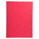 thumbnail of Exacompta 59503E 5x Sammelmappe mit Gummizug und 3 Klappen aus Colorspan-Karton 600g/qm, für Format DIN A3 - Rot
