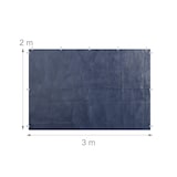 thumbnail of Relaxdays Seitenteile für Pavillon, 3er Set, 2x3 m, wasserdicht, Seitenwände mit Klettverschluss, PE, mit Fenster, blau