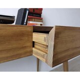thumbnail of Ócrea Secretária em Madeira de Pinho Maciço - 2 gavetas - 100 x 50 Cm