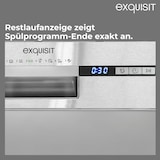 thumbnail of Exquisit PLUS Geschirrspüler 45 cm, Unterbaufähig, 9 Maßgedecke, 9 Liter, ECO-Programm, Startzeitvorwahl, GSP59309-030E silber