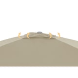 thumbnail of METRO PROFESSIONAL Parasol carré avec pied, aluminium, 3 x 3 m, hydrofuge, protection UV50+, hydrofuge, humus/platinum