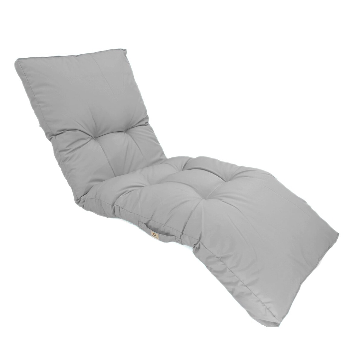 Coussin bain de soleil 185 x55cm Gris galet