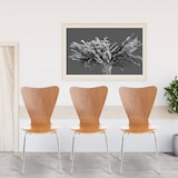 thumbnail of PROREGAL Besucherstuhl PORTO HxBxT 85x45x49cm Holz Eiche Konferenzstuhl