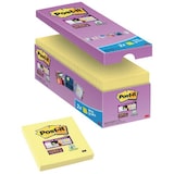 thumbnail of Lot de 14+2 blocs de Notes Post-it® Super Sticky, jaune canari, 76x76 mm, 90 feuilles/bloc (654-P16SSCY-EU)