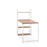 thumbnail of Mesa para computador / Secretária Easy Up3 incl. estante branco/carvalho hjh LIVING