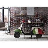 thumbnail of SIT Möbel Casier à vin mural en bois de manguier avec métal recyclé, finition naturelle et 1 étagère | L 65 x P 25 x H 35 cm