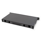 thumbnail of VALUE 19" glasvezel patchbox, leeg 1 HE, uittrekbaar, geschikt voor 24x SC-DX of 24x LC 4-voudig