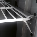 thumbnail of Zubereitungstisch / Vorbereitungstisch / Saladette / GN 1/3 Edelstahlaufsatz - 2,02 x 0,80 m - mit 3 Türen