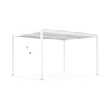 thumbnail of Pergola bioclimatica in alluminio 3X4 Bianco - TONY