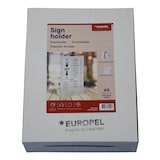 thumbnail of Tischaufsteller Europel A5 Polystone weiß 351021