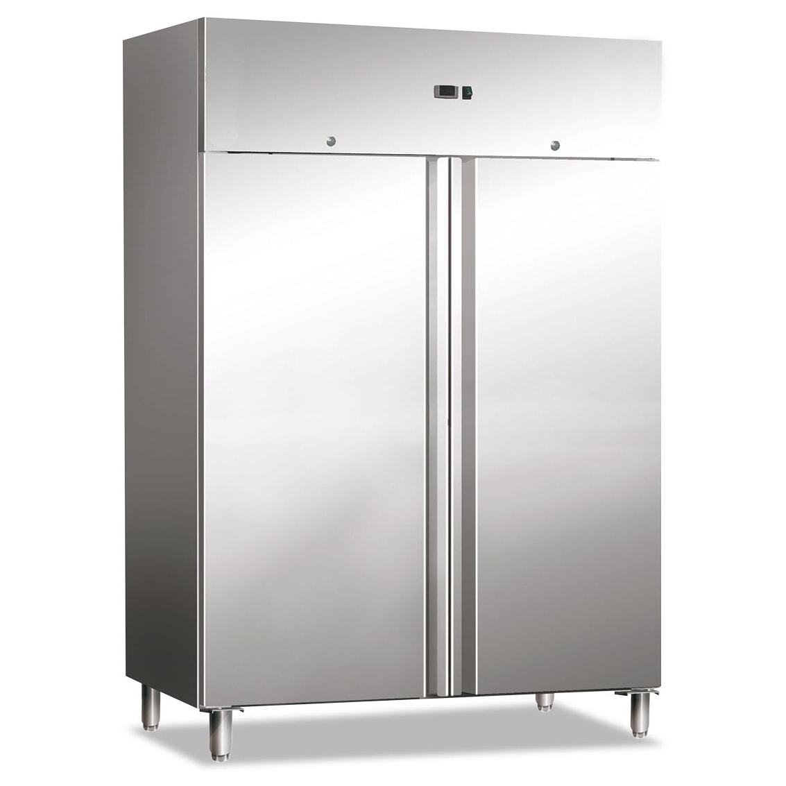 Armadio frigo professionale 1400 litri ventilato Temperatura +2°C/+8°C con chiave e serratura Misure LxPxH 148x83x201 cm GN1410TN