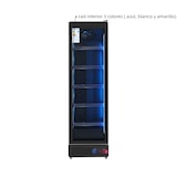 thumbnail of Gasfrit - Armario expositor para bebidas refrigerado, SUBZERO 1 puerta gran capacidad 540 x 580 x 1920 mm 400 litros  Luz led  multicolor