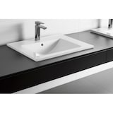 thumbnail of Lavabo Da Incasso Rettangolare Lavandino Bagno In Ceramica Design Moderno Elegante Per Top Bagno 71 x 46 cm Bianco