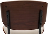 thumbnail of 2er-Set Esszimmerstuhl HWC-O45, Stuhl, Bugholz Kunstleder 280g/m² Öko-Tex FSC® ~ Walnuss-Optik, weiß