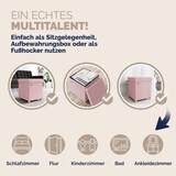thumbnail of CASARIA® Sitzhocker mit Stauraum Samt Rosa