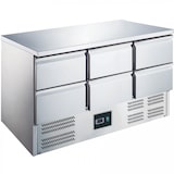 thumbnail of Kühltisch mit 6 Schubladen, Modell ES 903 S/S TOP 0/6
