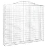 thumbnail of vidaXL Gabione mit Hochbogen 200x30x180/200 cm Verzinktes Eisen