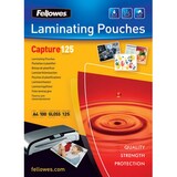thumbnail of Fellowes Laminating Pouches Capture 125 micron 100 75 x 105 mm Taschen für Laminierung