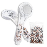 thumbnail of Pommeau ECO2-Douche L'ORIGINAL français offre duo avec recharge: Chromé et Translucide