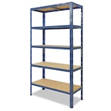 thumbnail of shelfplaza HOME 180x100x50 cm Schwerlastregal in blau mit 5 Böden und 175 kg Traglast pro Boden