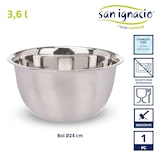 thumbnail of San Ignacio KINVARA - Bol de Acero Inoxidable 3,6L