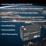 thumbnail of Ersatzakku für Best Power B610 Batt 2000/3000 Markenakku 16x 12V 9Ah USV