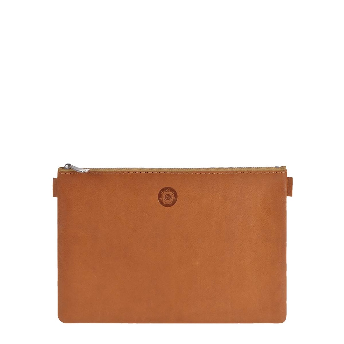 Sonnenleder Banktasche Leder Geldtasche Belegtasche (25x17cm) natur braun WEILL